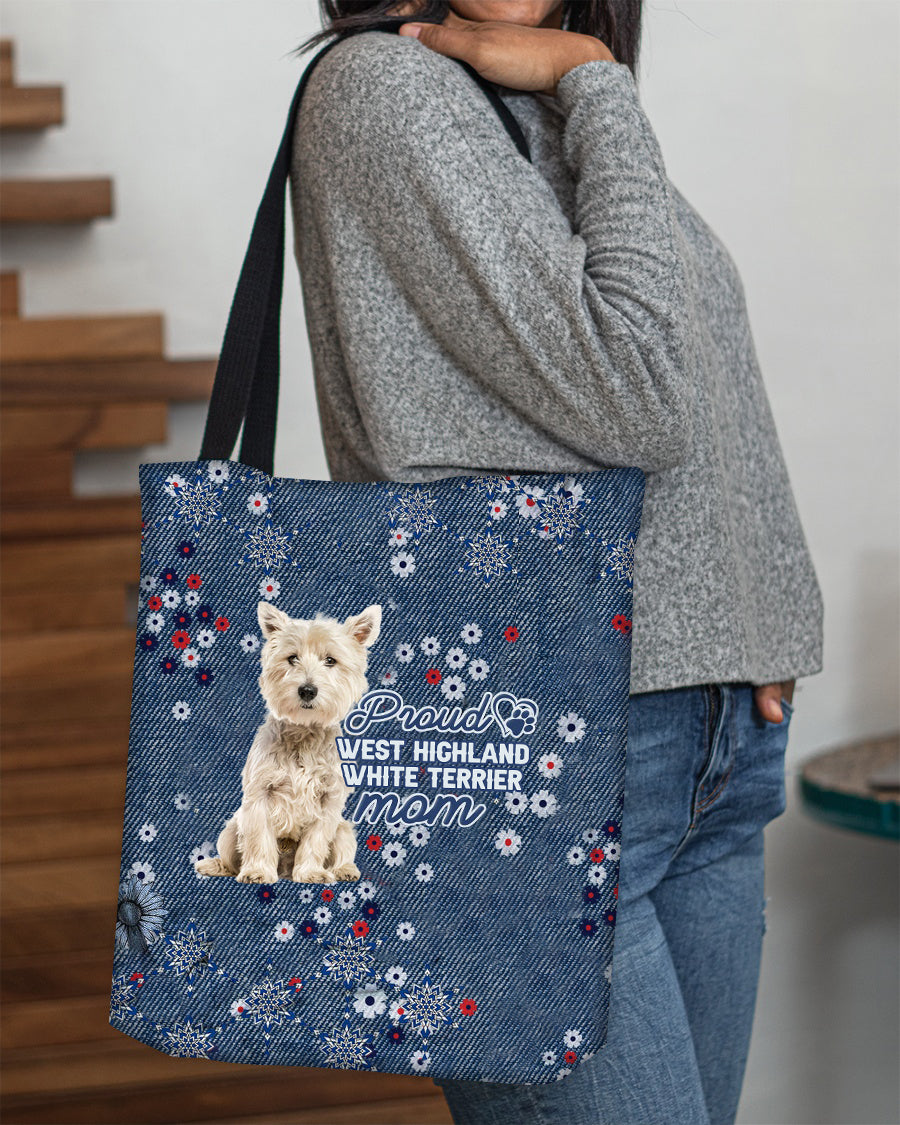 West Highland White Terrier Pround Mom-Cloth Tote Bag