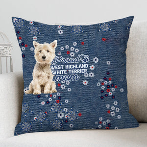 West Highland White Terrier Pround Mom-Pillow Case