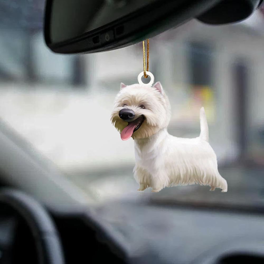 West Highland White Terrier-Look at me-two sided ornament