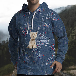 West Highland White Terrier Pround Mom-Hoodie