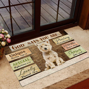 West  Highland  White  Terrier  (7) God Says You Are Doormat