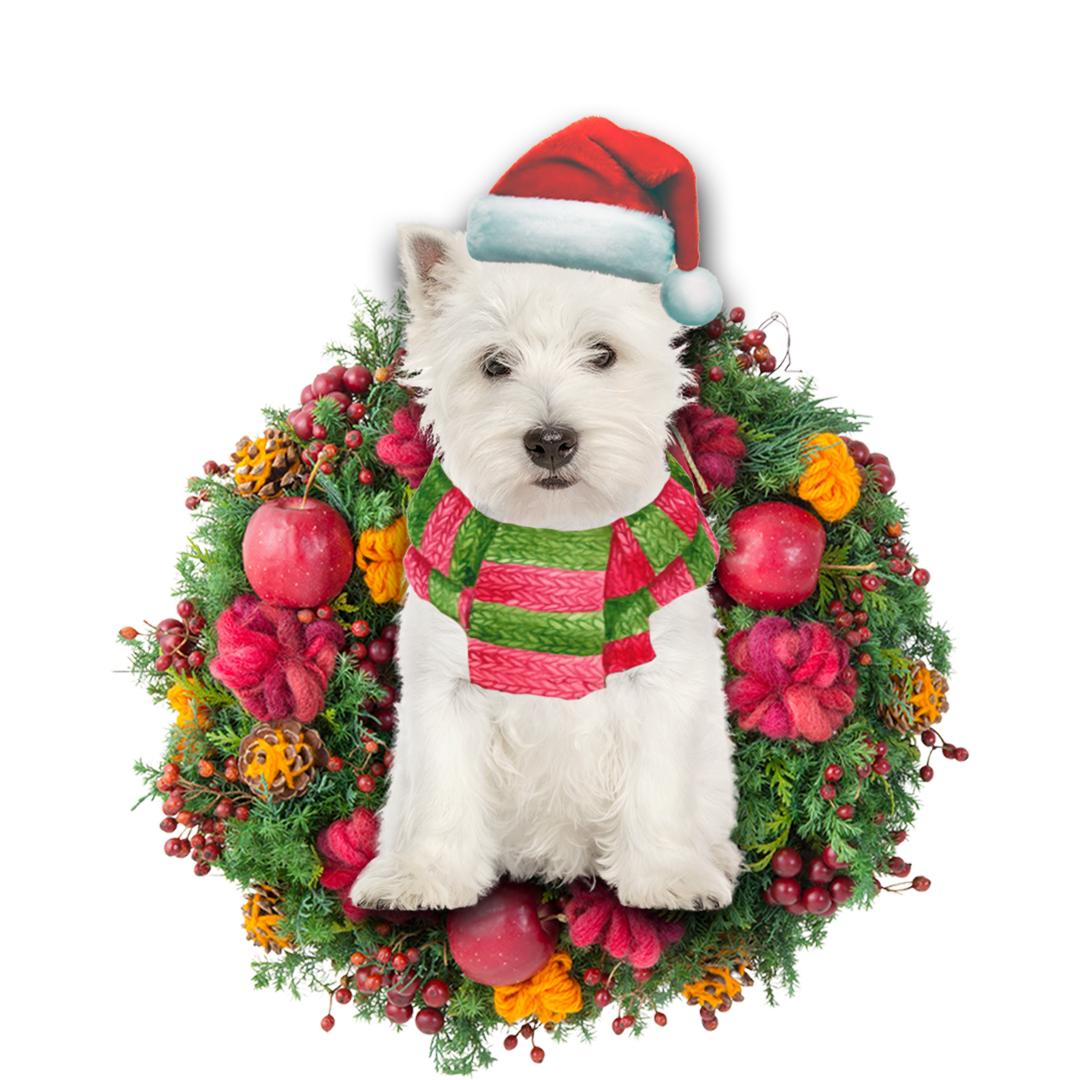 West Highland Terrier Christmas Ornament