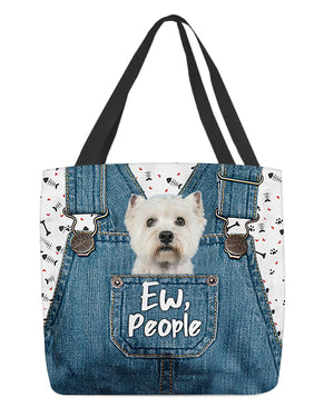 Westie-EW people-Cloth Tote Bag