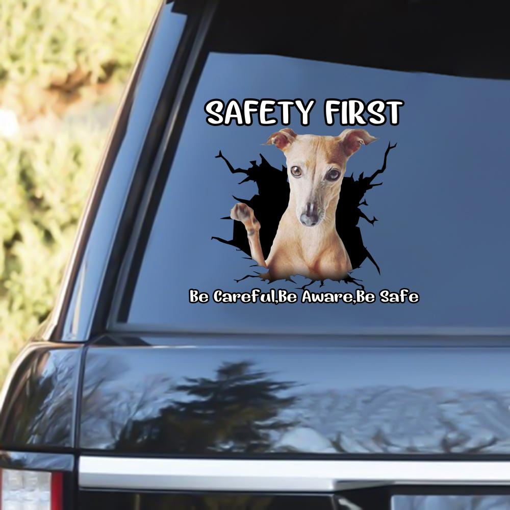 Whippet Safety First Decal