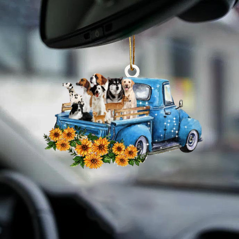 Dog-Take The Trip Classic- Two Sided Ornament