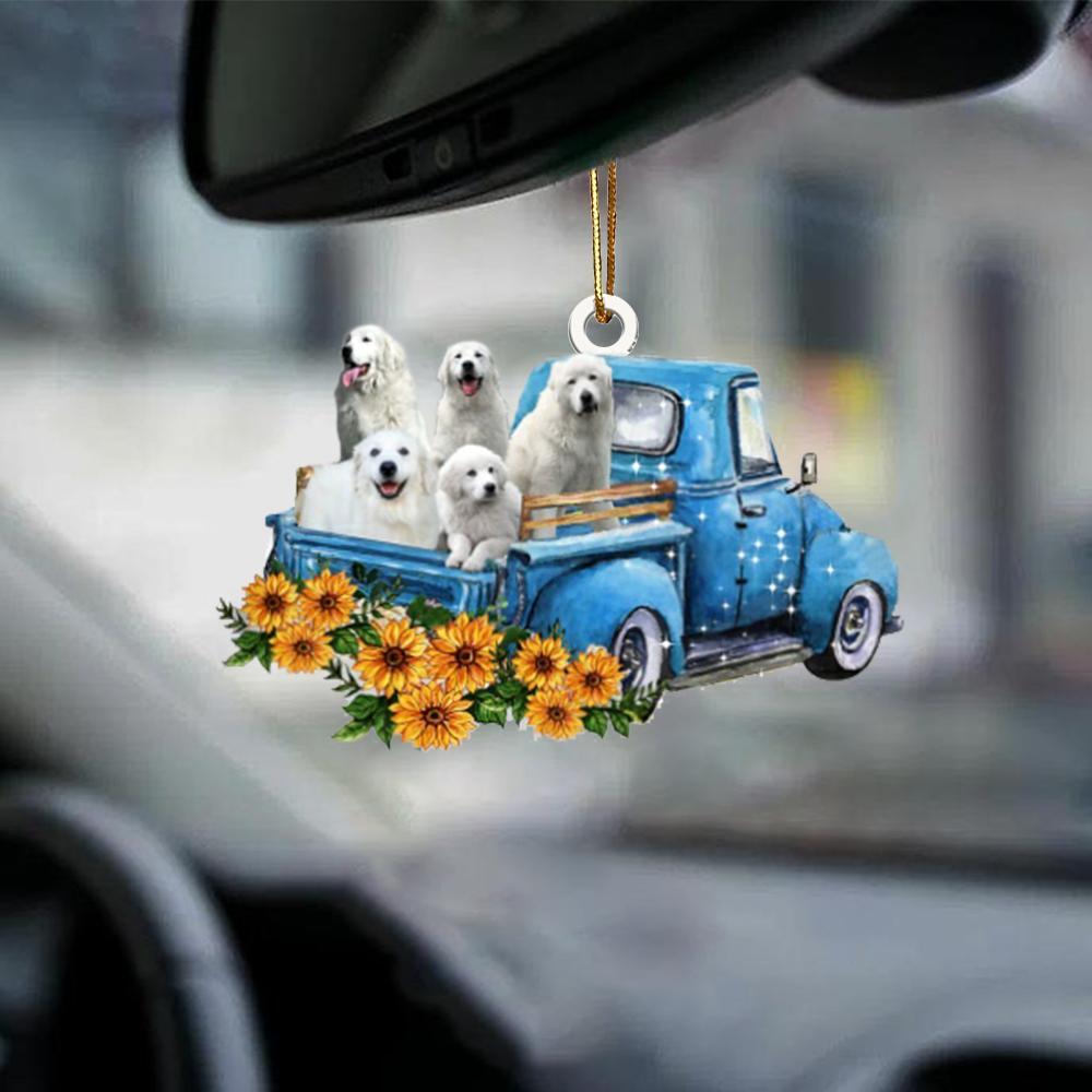 Great Pyrenees -Take The Trip Classic- Two Sided Ornament