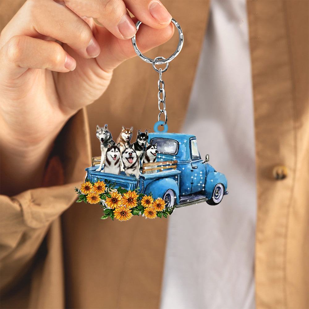 With Husky Take The Trip Keychain