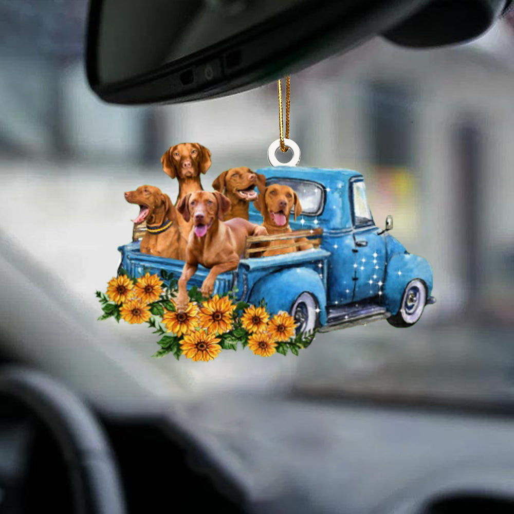 Vizsla -Take The Trip Classic- Two Sided Ornament