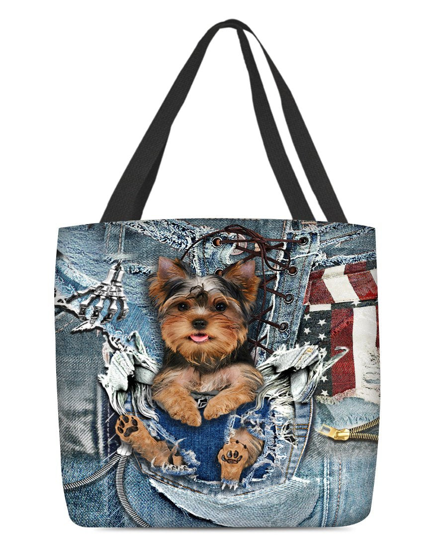 Yorkshire-Ripped Jeans-Cloth Tote Bag