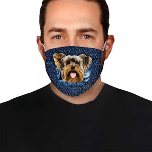 Yorkshire Terrier Jean EZ01 0805 Face Mask