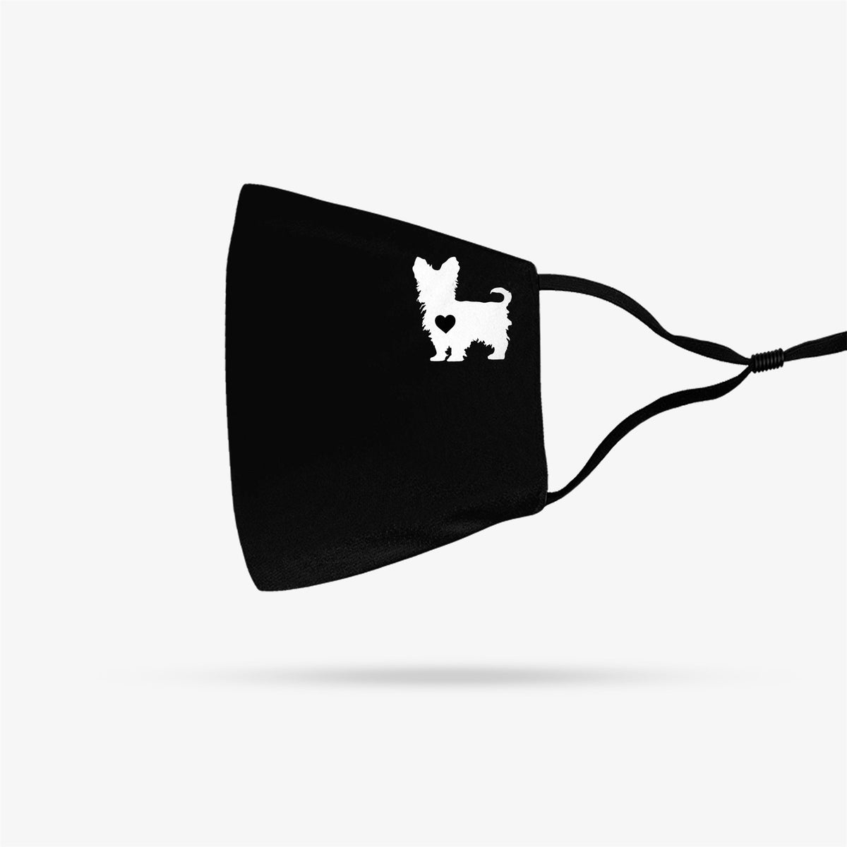 Yorkshire Terrier Heart EZ07 1508 Face Mask