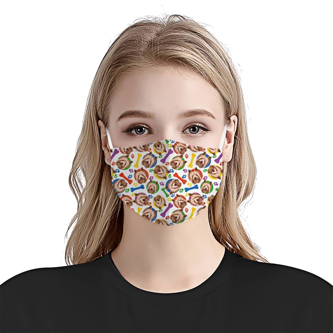 Premium Yorkshire Terrier Seamless EZ09 2704 Face Mask