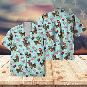 Yorkshire Terrier Firework Independence Day Shirt