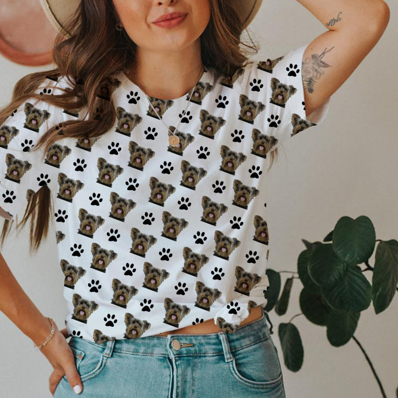 Yorkshire Terrier-Faces & Paws T-shirt