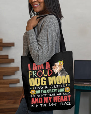 Yorkshire Terrier-Right Place-Cloth Tote Bag