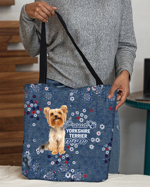 Yorkshire Terrier 1 Pround Mom-Cloth Tote Bag