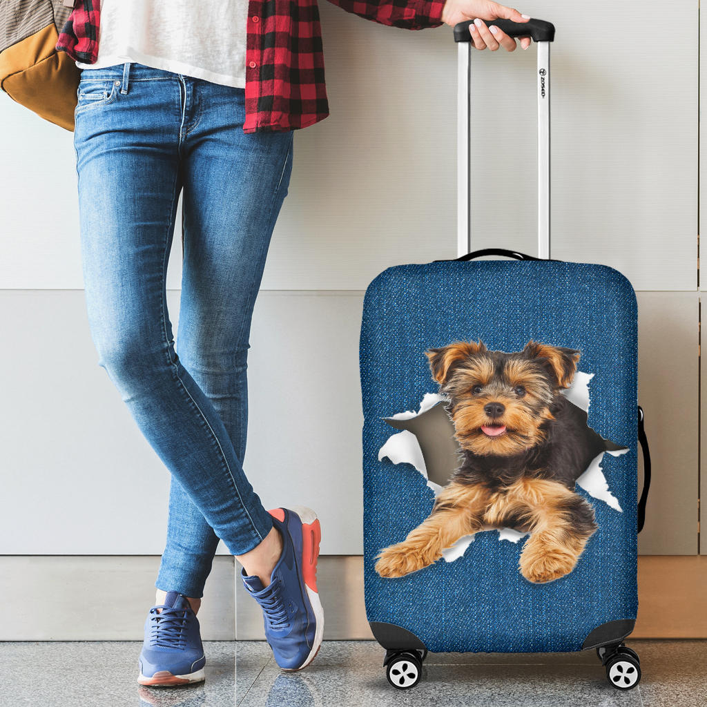 Yorkshire Terrier 2-Torn Paper Luggage Covers
