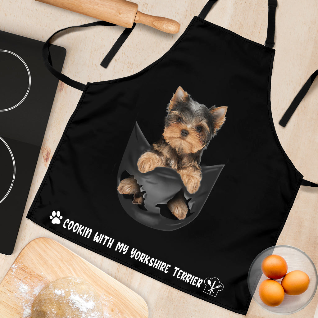 Yorkshire Terrier2 Cookin' With Me Apron