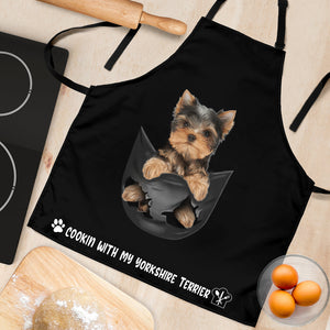 Yorkshire Terrier2 Cookin' With Me Apron