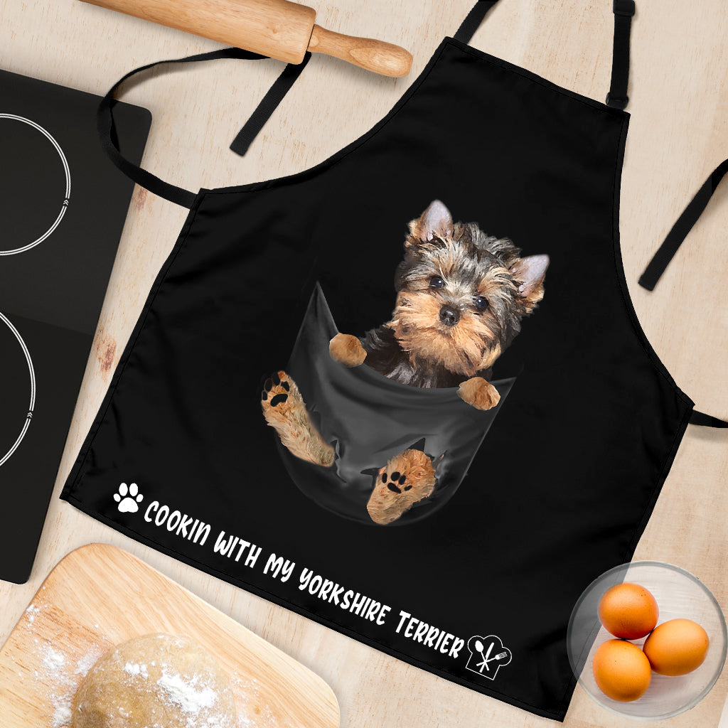 Yorkshire Terrier Cookin' With Me Apron