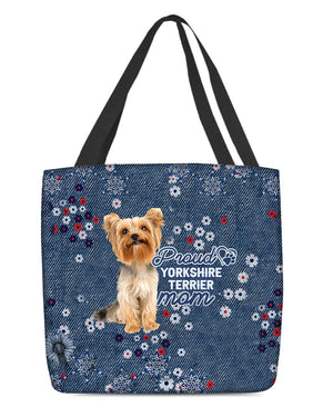 Yorkshire Terrier 1 Pround Mom-Cloth Tote Bag