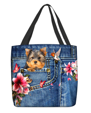 Yorkshire terrier-Lily Cloth Tote Bag