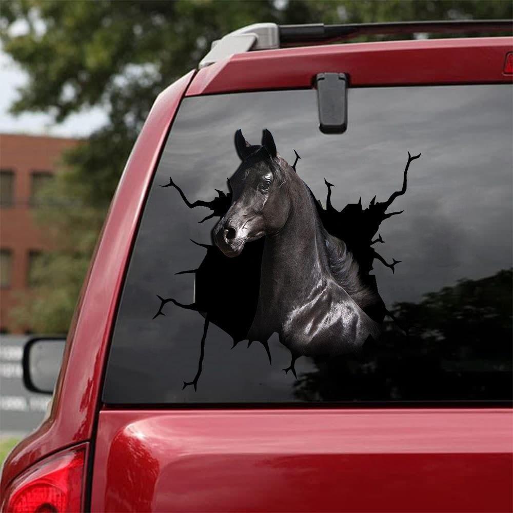 Horse Crack Car Sticker Cattle Lover (47)
