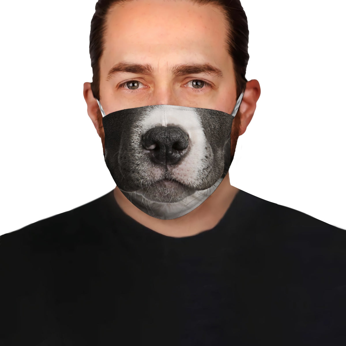 Blue Nose American Pitbull Terrier Face EZ01 Face Mask