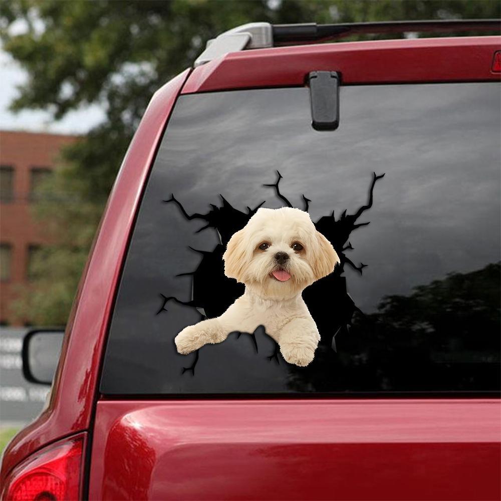 FUNNY SHIH TZU STICKER 3