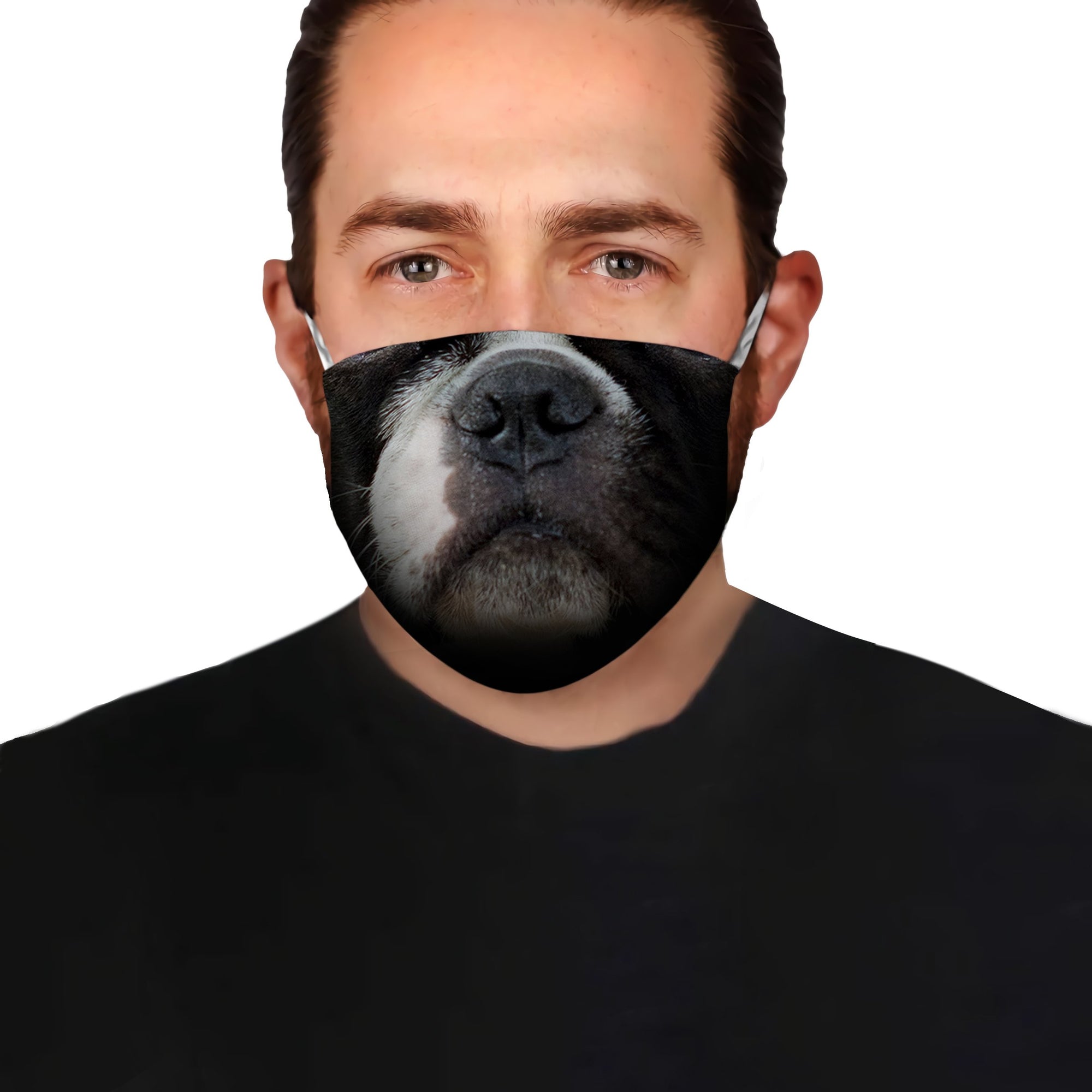 Boston Terrier Face EZ01 Face Mask