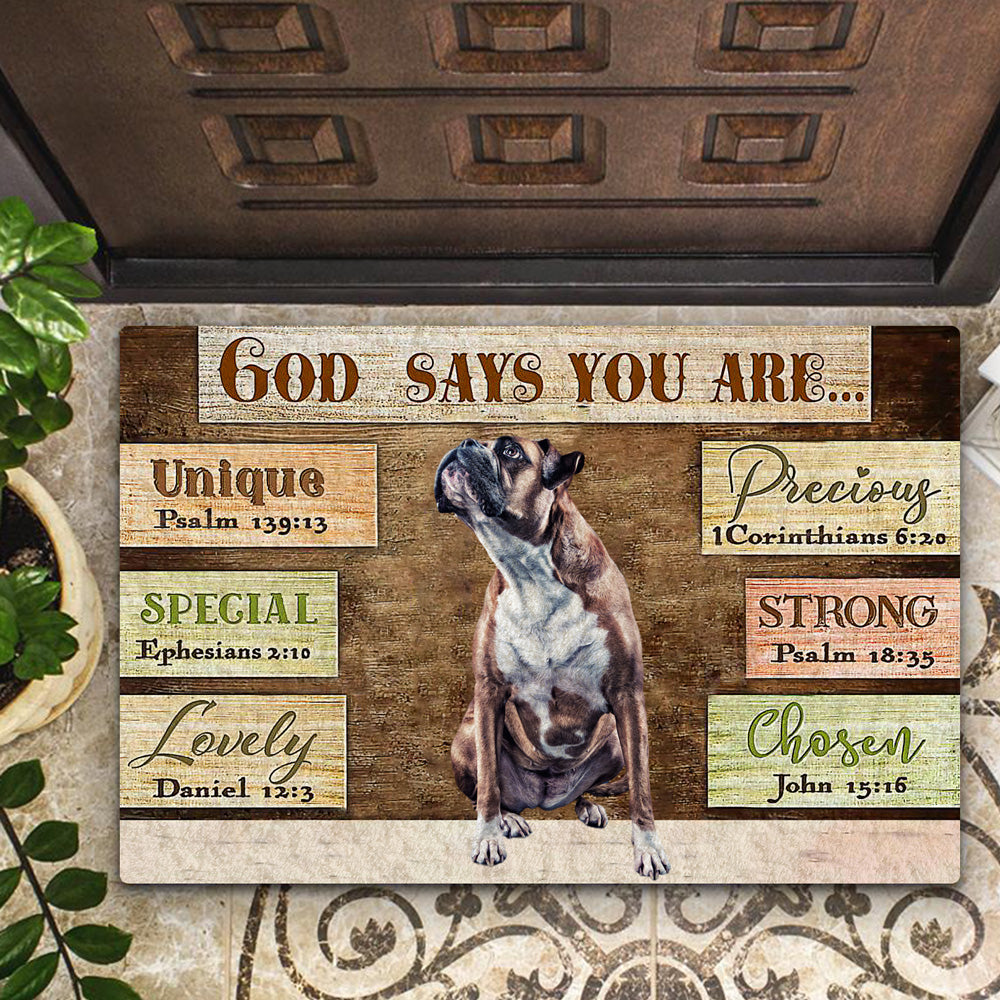 Box2 God Says You Are Doormat