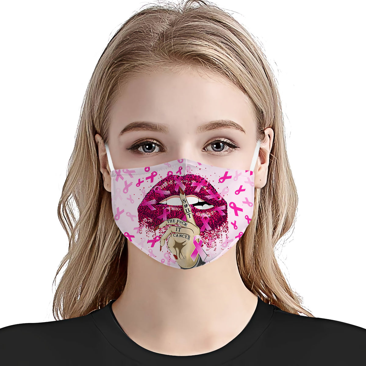 Shut Up Breast Cancer EZ01 Face Mask