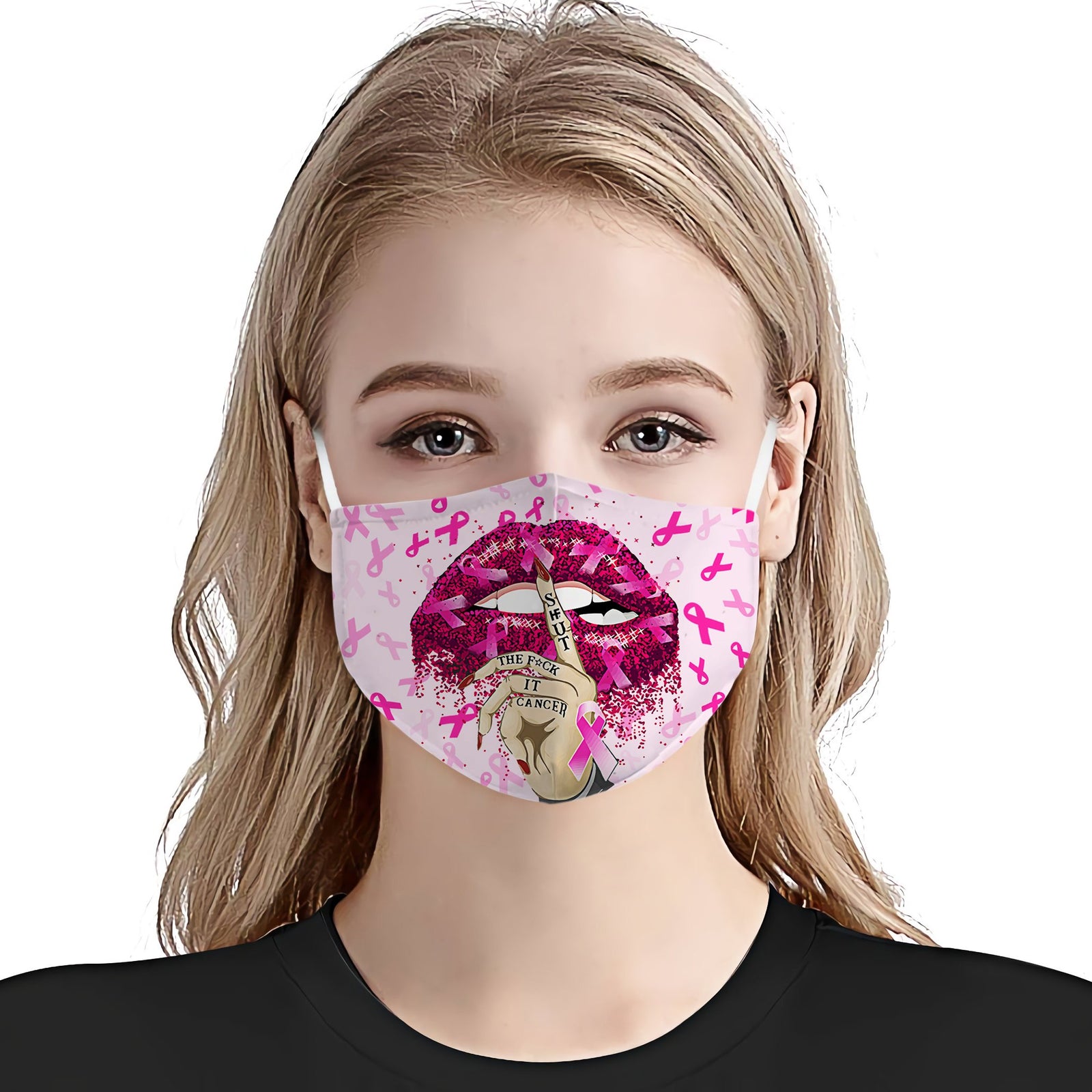 Shut Up Breast Cancer EZ01 Face Mask