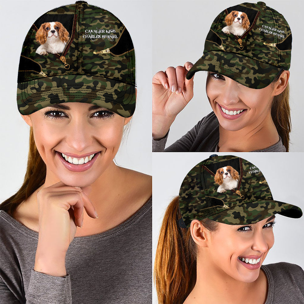 Cavalier King Charles Spaniel Camo Cap