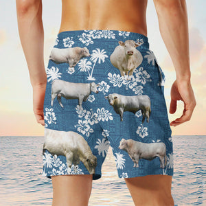 charolais Blue Tribal Shorts
