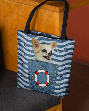 chihuahua1 On Board-Cloth Tote Bag