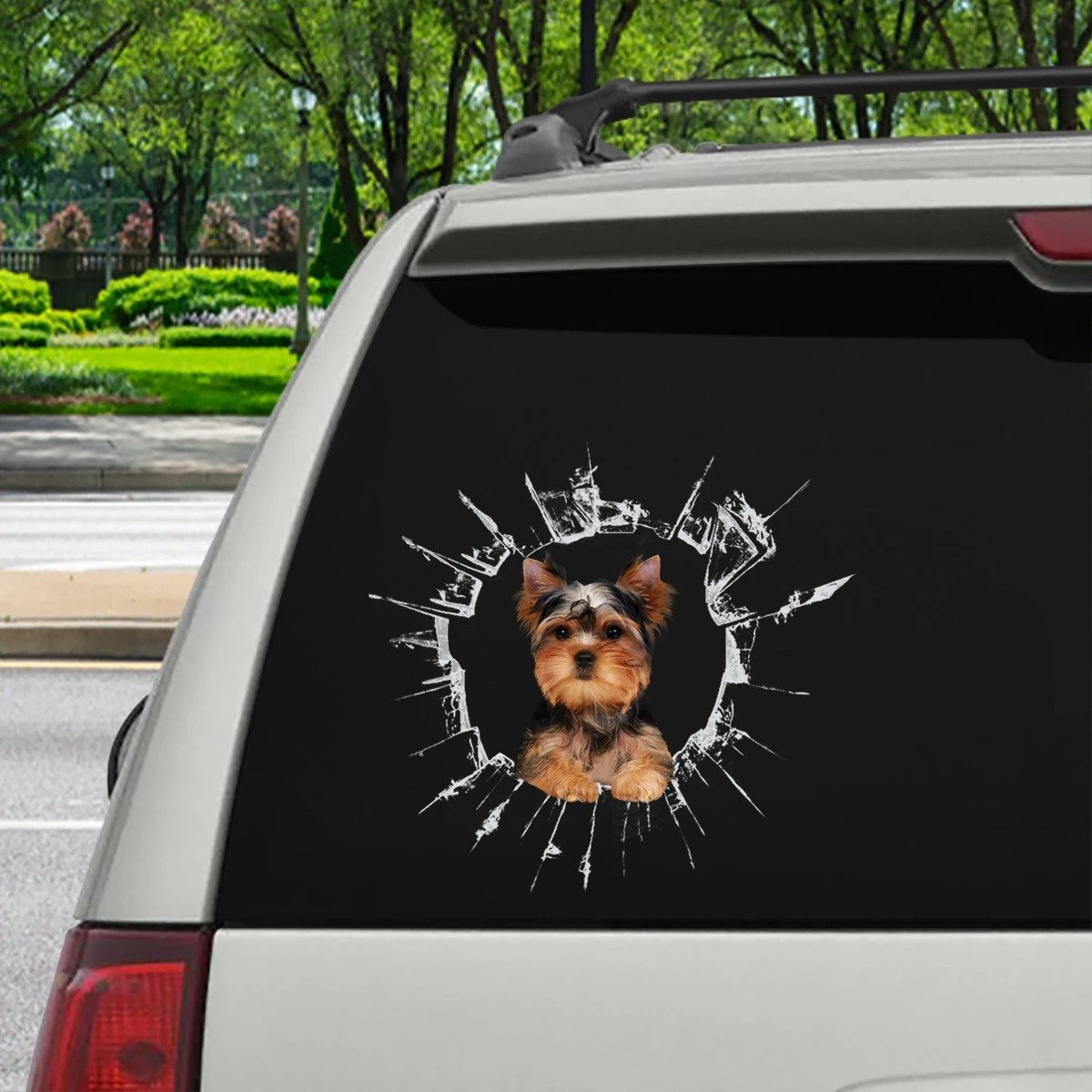Get In  It's Time For Shopping  Yorkshire Terrier  Sticker V1