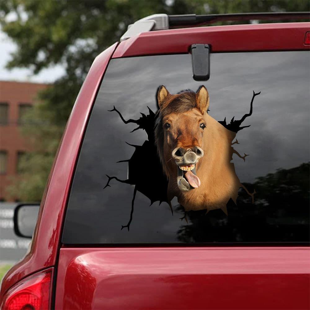 PONY HORSE CRACK STICKER CATTLE LOVER 1