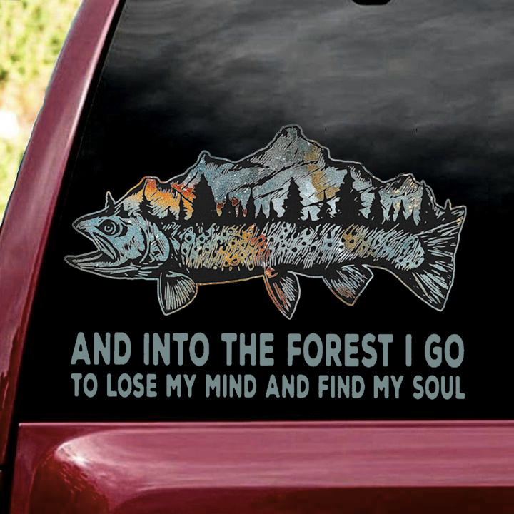 FISHING LOVER CAR STICKER