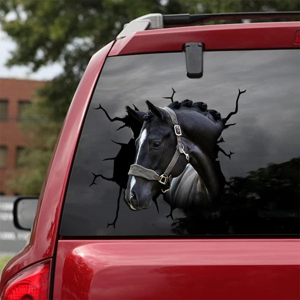 Horse Crack Car Sticker Cattle Lover (49)