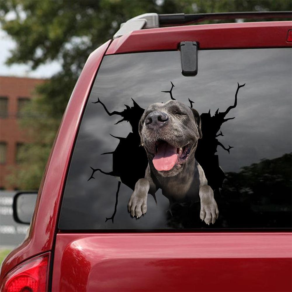 Cane Corso Crack Car Sticker, Toilet Sticker, Fridge Sticker 8