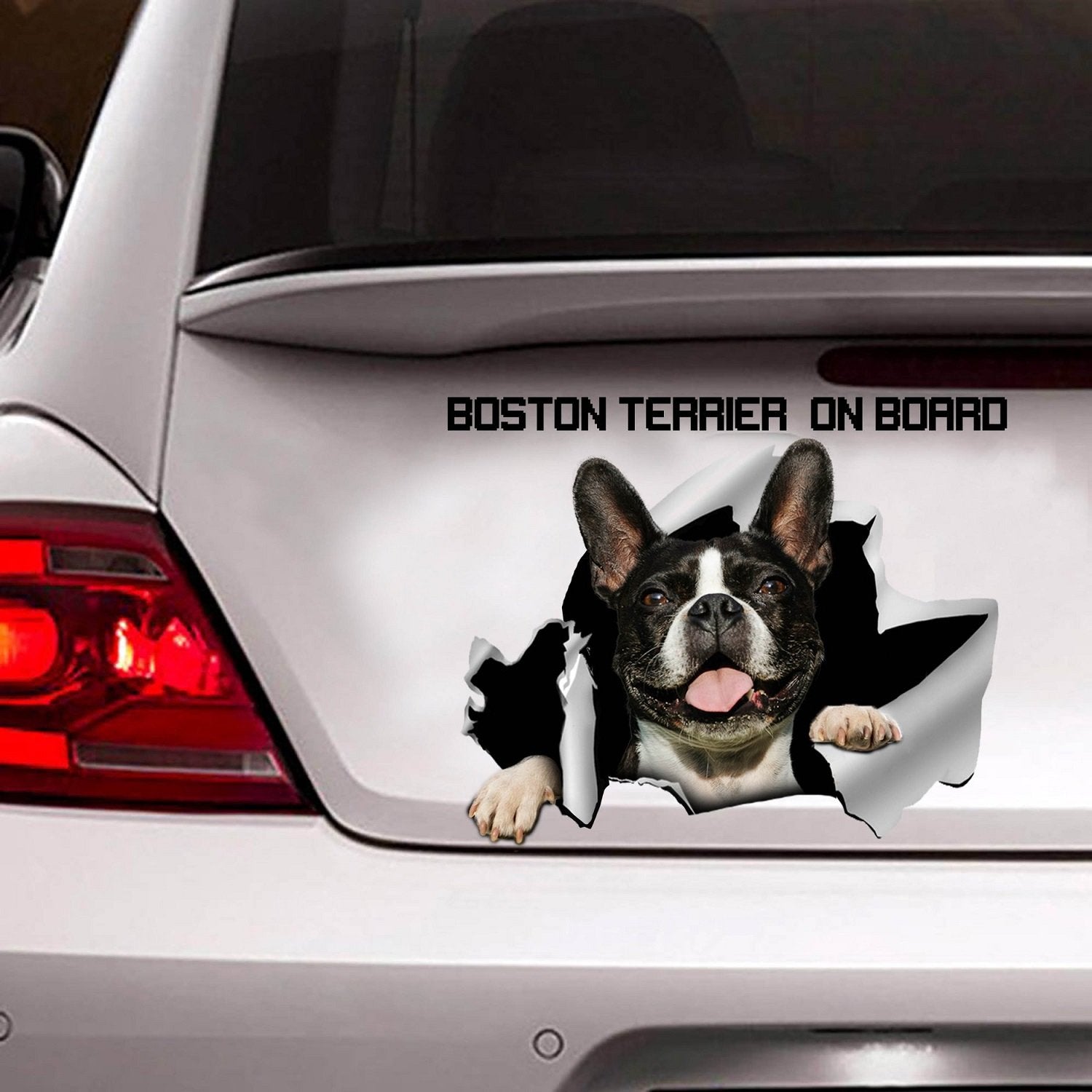 Boston Terrier On Board Sticker