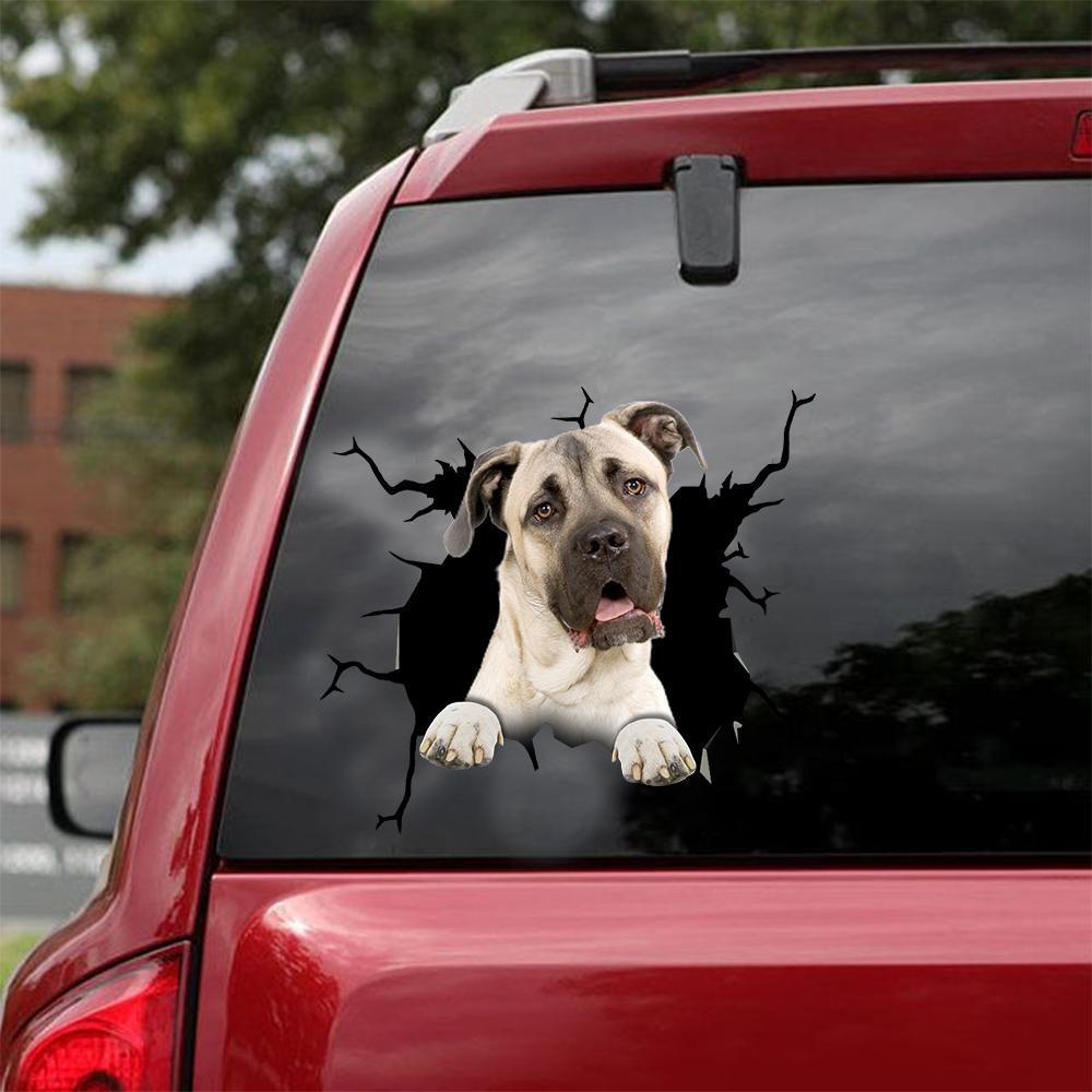 Cane Corso Crack Car Sticker, Toilet Sticker, Fridge Sticker 16