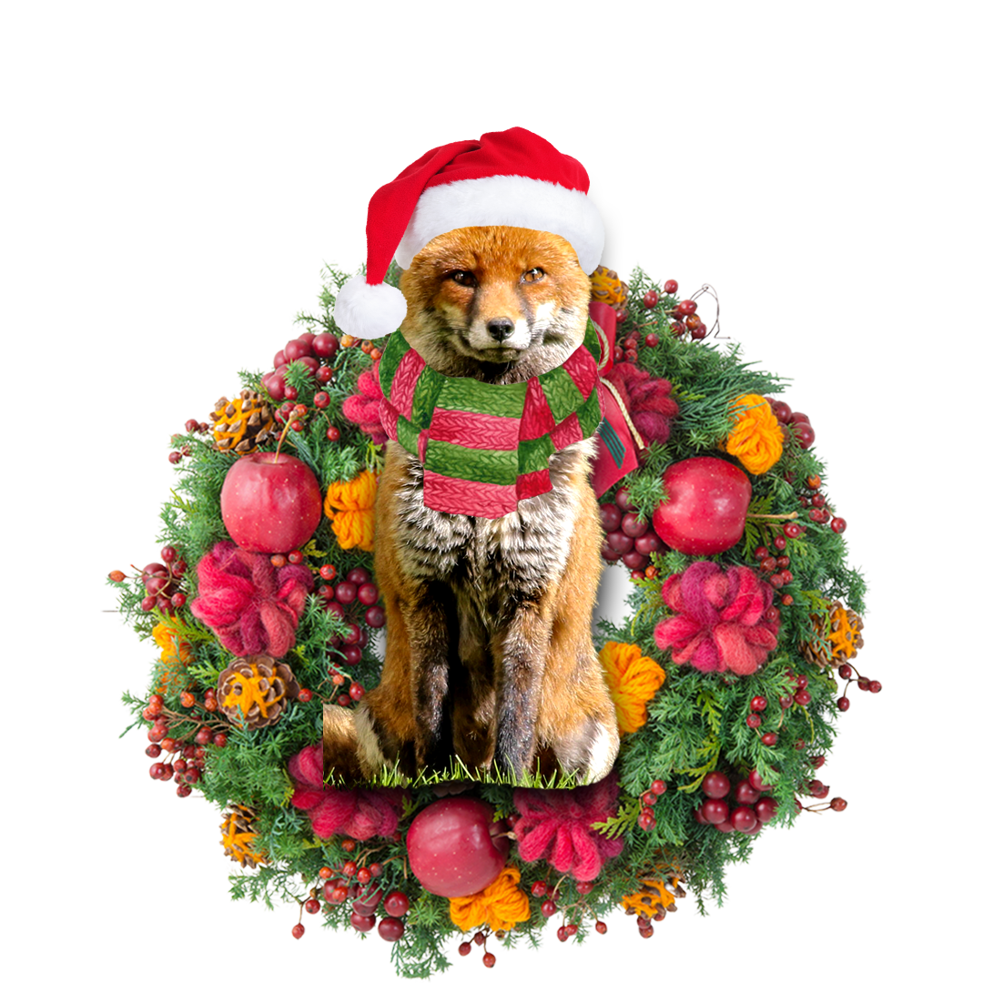 Fox Christmas Ornament