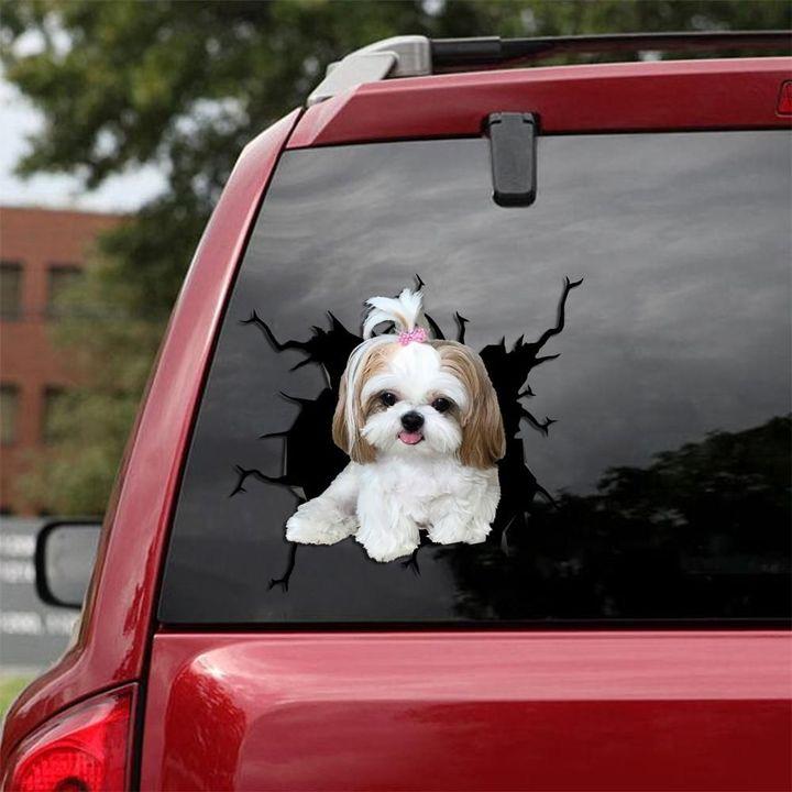 Shih Tzu Car Sticker 3