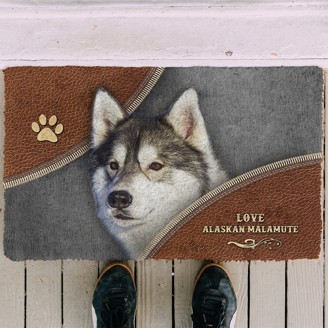Bugybox 3D Alaskan Malamute Doormat