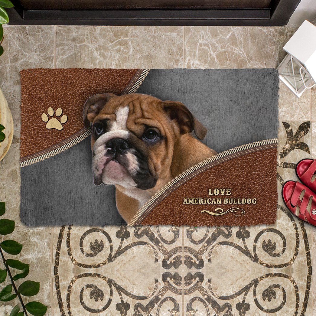 Bugybox 3D American Bulldog Doormat