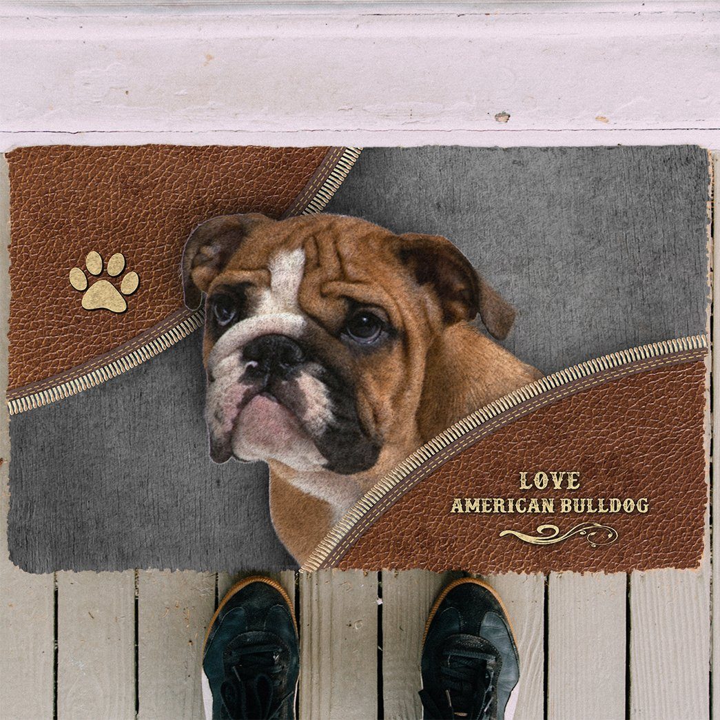 Bugybox 3D American Bulldog Doormat