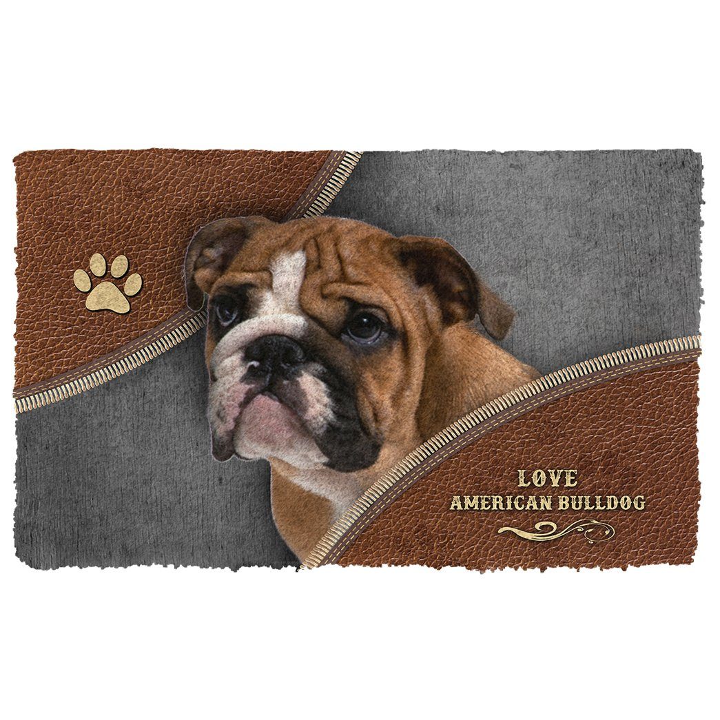 Bugybox 3D American Bulldog Doormat