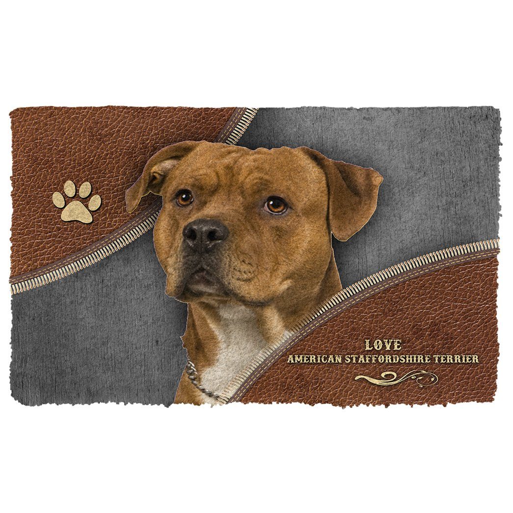 Bugybox 3D American Staffordshire Terrier Doormat